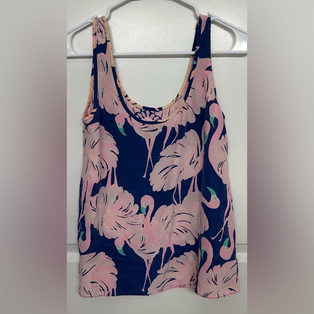 Lilly Pulitzer Flamingo Print Tank Top XS – Send Offer!